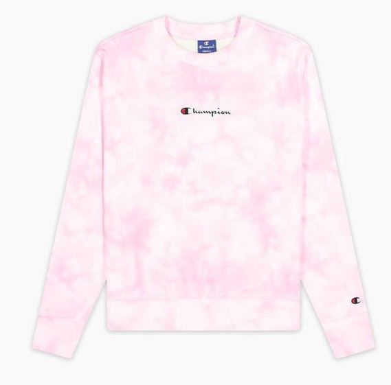 Dámská mikina Champion Crewneck Sweatshirt Pink|L