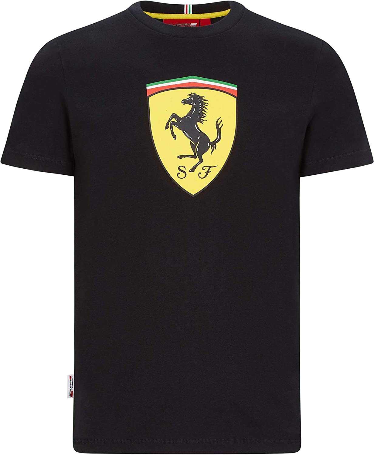 Dětské triko Ferrari Jr FW Large Shield Black|116