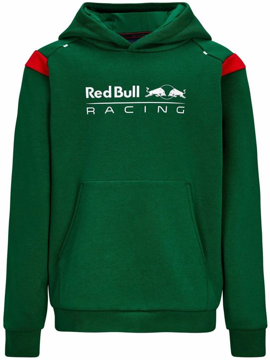 Dětská mikina Red Bull Jr Racing F1 Sergio Perez Hooded Dark Green|104