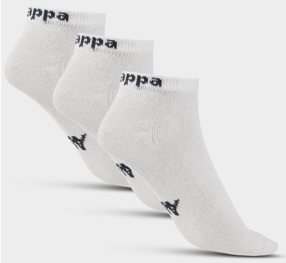 Ponožky Kappa Sneaker 3-pack white|43-46