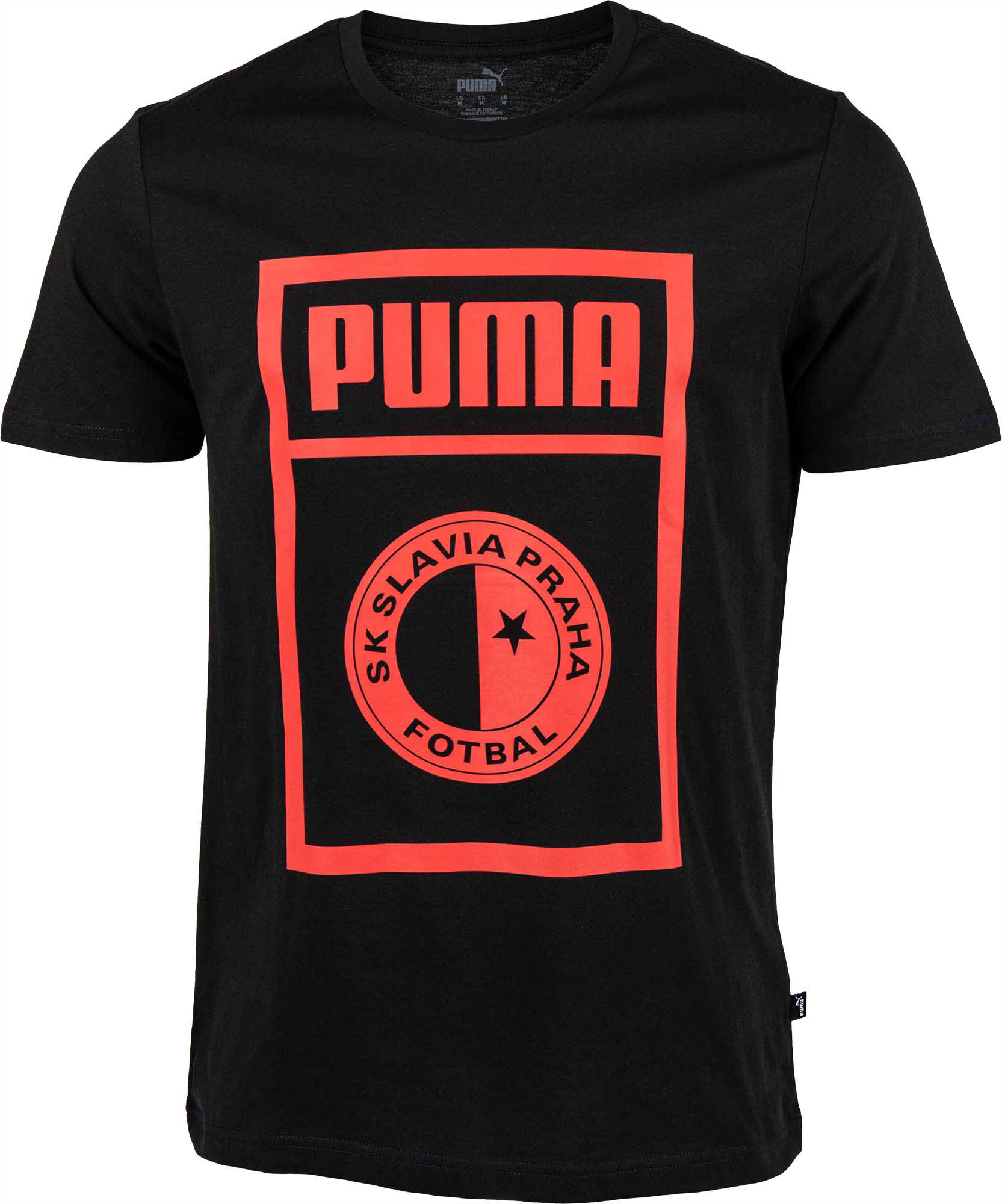 Pánské triko Puma SLAVIA PRAGUE GRAPHIC TEE|M