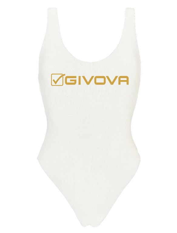 Dámské plavky GIVOVA Olympic Swimsuit White|L