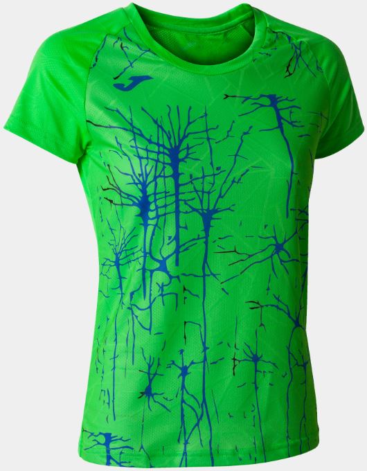 Dámské triko JOMA Elite IX T-shirt Fluor Green|XS