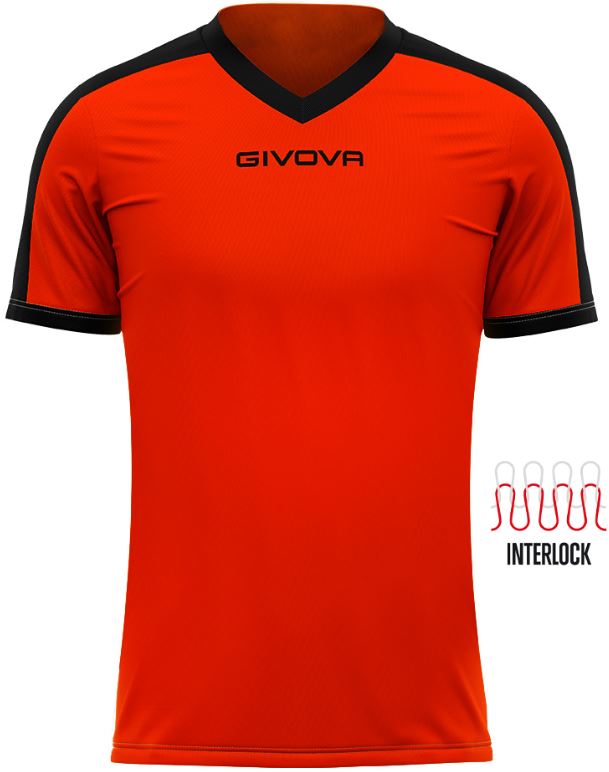Sportovní triko GIVOVA Revolution red-black|L