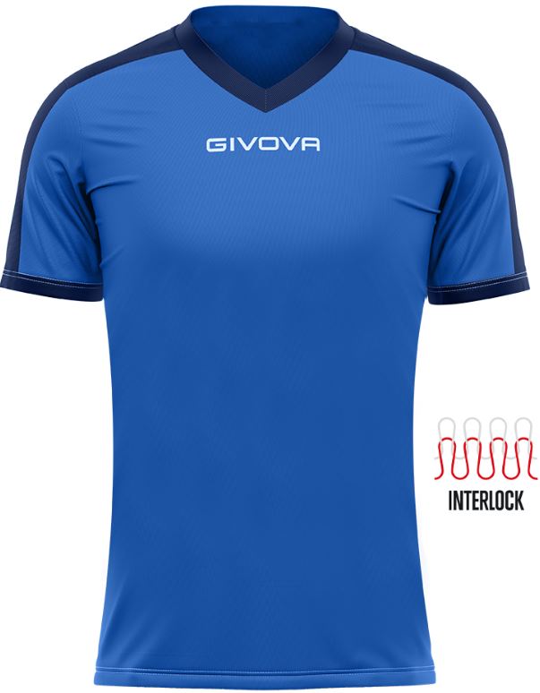 Sportovní triko GIVOVA Revolution royal-blue|3XL