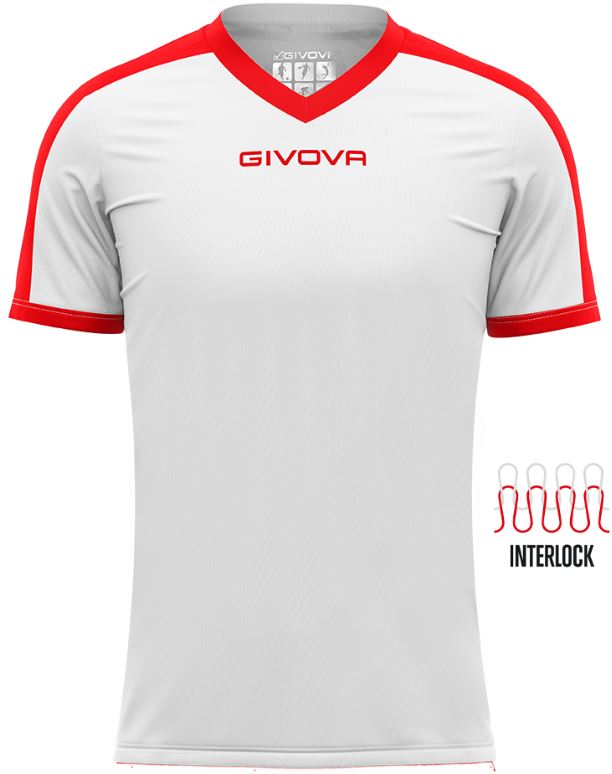 Sportovní triko GIVOVA Revolution white-red|XL