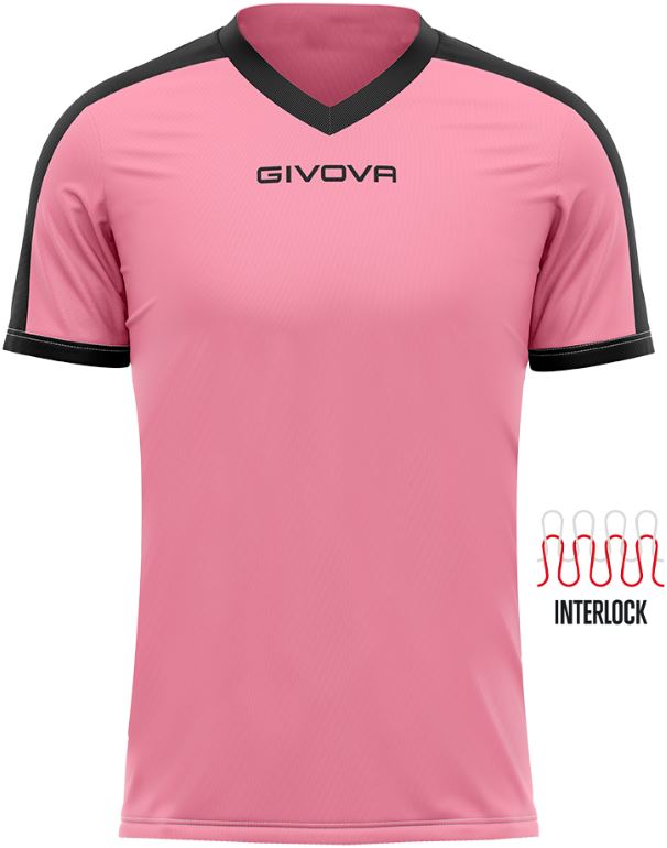 Sportovní triko GIVOVA Revolution pink-black|L