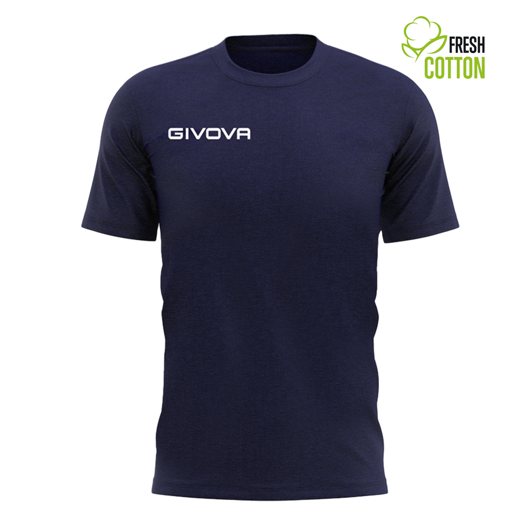 Bavlněné triko Givova Fresh navy blue|M