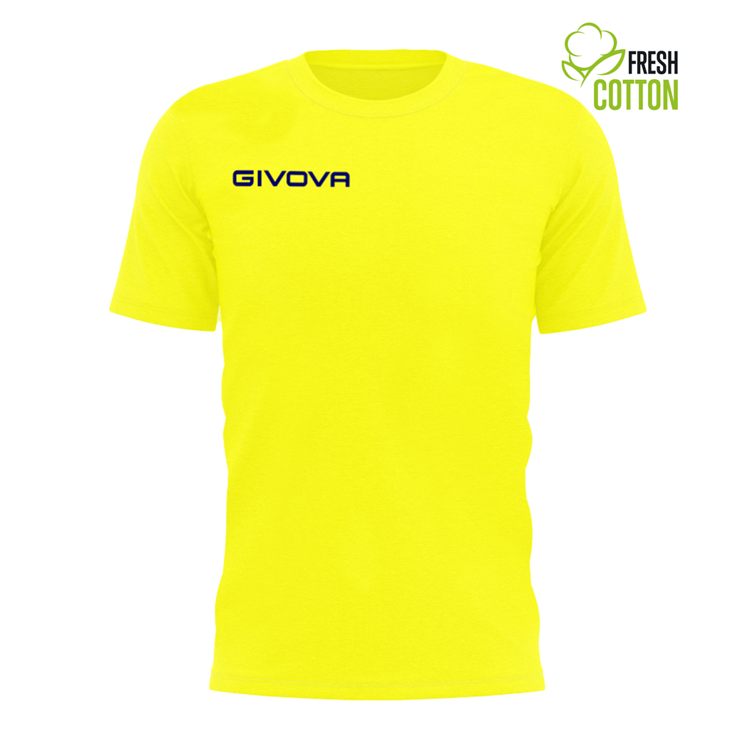Bavlněné triko Givova Fresh amarillo|XL