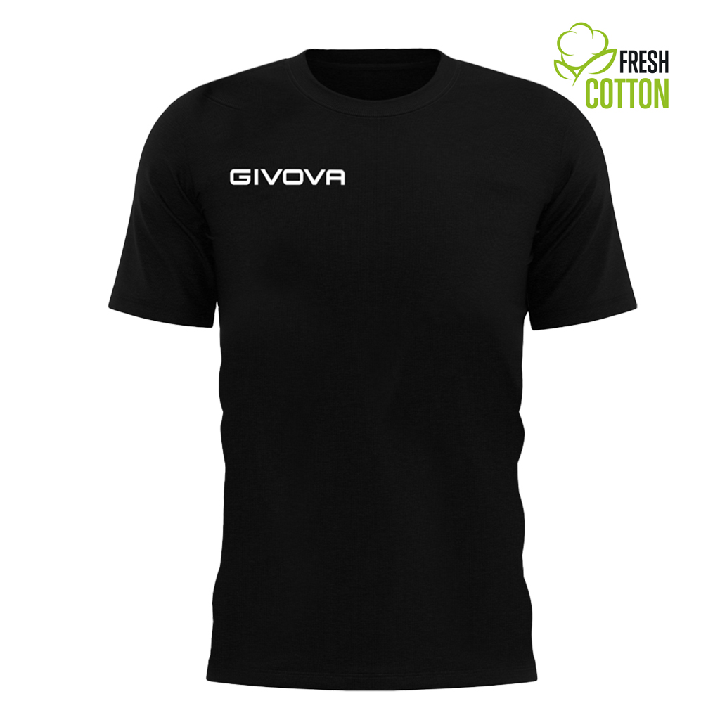 Bavlněné triko Givova Fresh black|XL