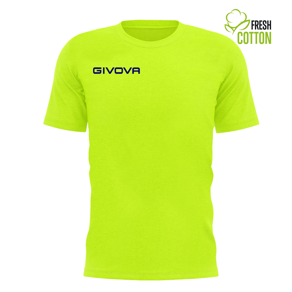 Bavlněné triko Givova Fresh amarillo fluo|2XL
