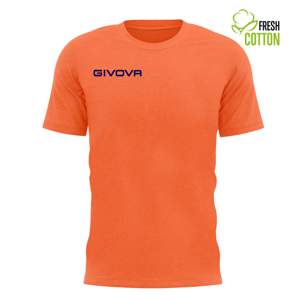 Bavlněné triko Givova Fresh orange fluo|M