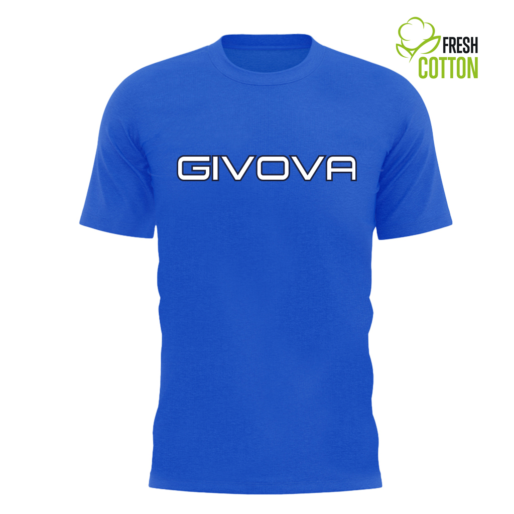 Bavlněné triko Givova Spot royal blue |3XL