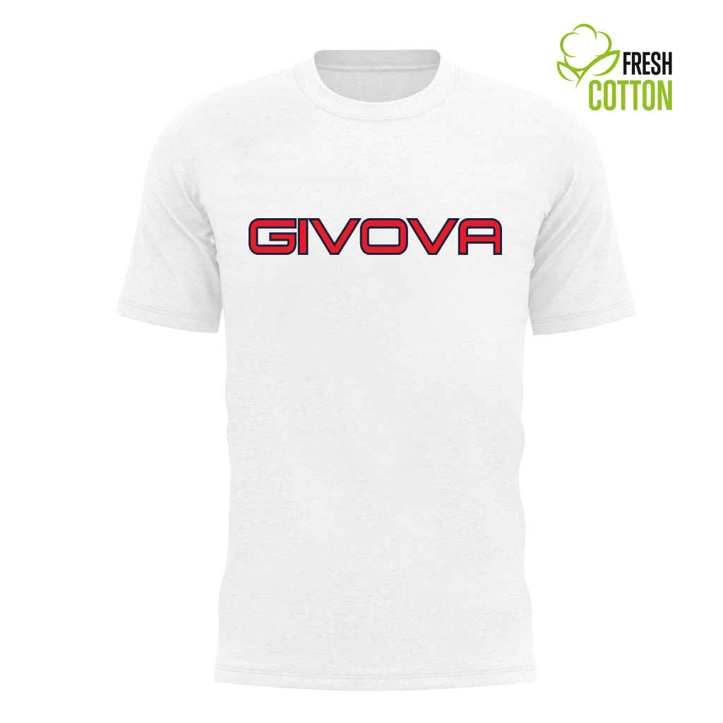 Bavlněné triko Givova Spot white|4XL