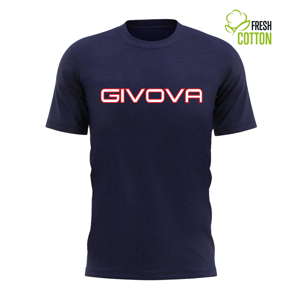Bavlněné triko Givova Spot navy blue|3XL
