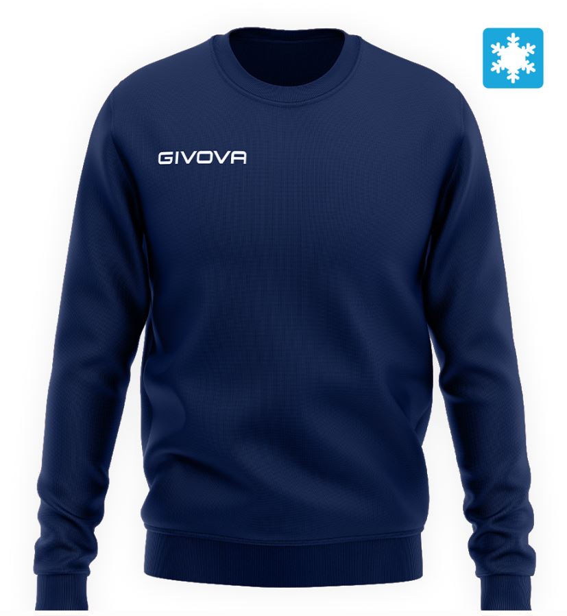 Mikina Givova Sweatshirt Felpa blue|S