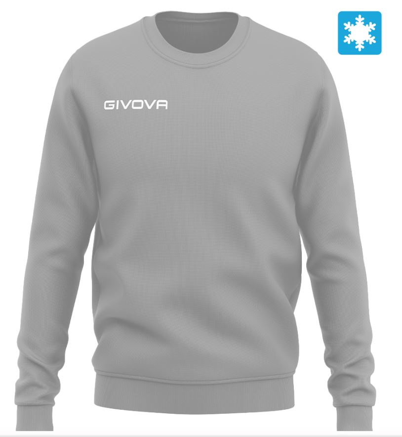 Mikina Givova Sweatshirt Felpa grey|3XL