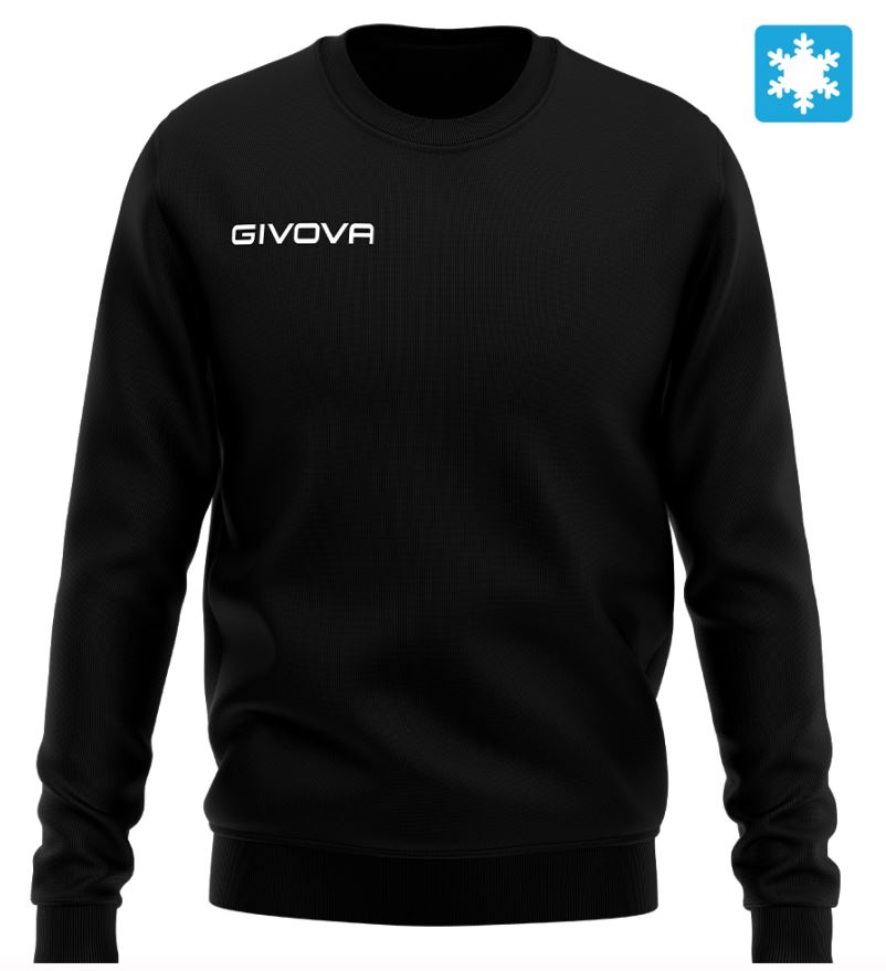 Mikina Givova Sweatshirt Felpa black|M