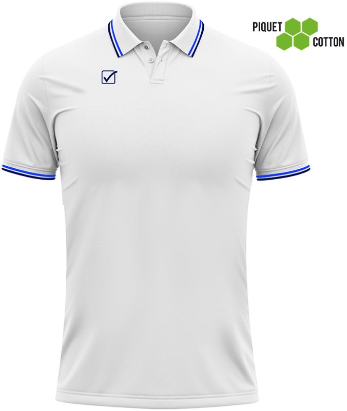 Poloshirt Givova white-navy blue|4XL