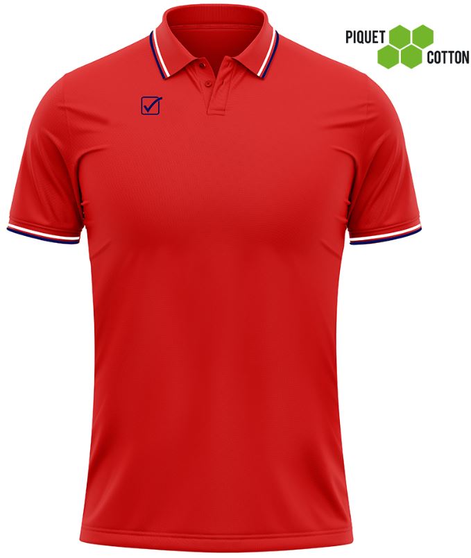 Poloshirt Givova red-navy blue|XL