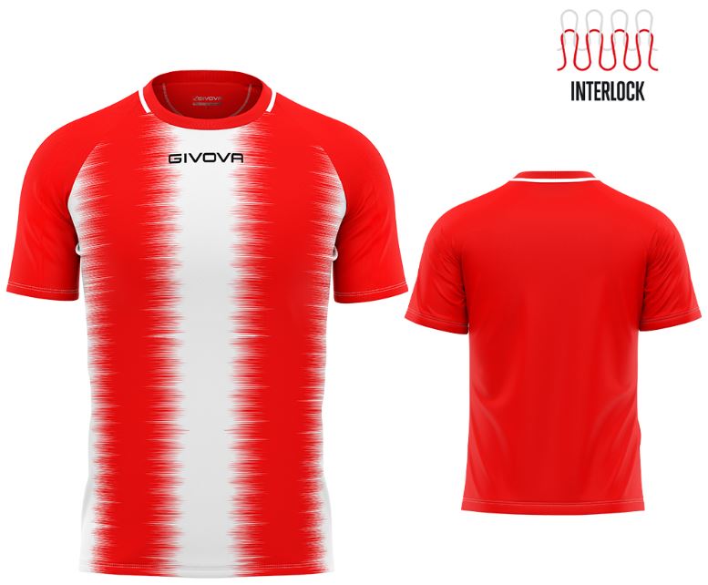 Sportovní triko Givova Stripe red-white|XL