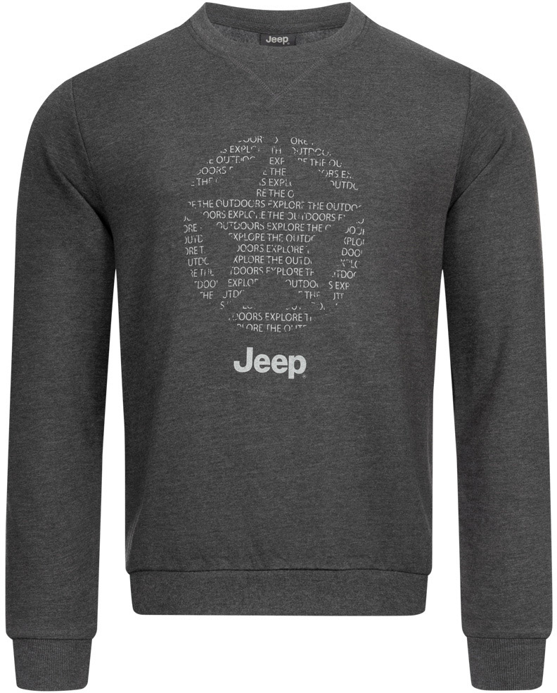 Pánská mikina Jeep Men Round Neck Sweatshirt Star All|L