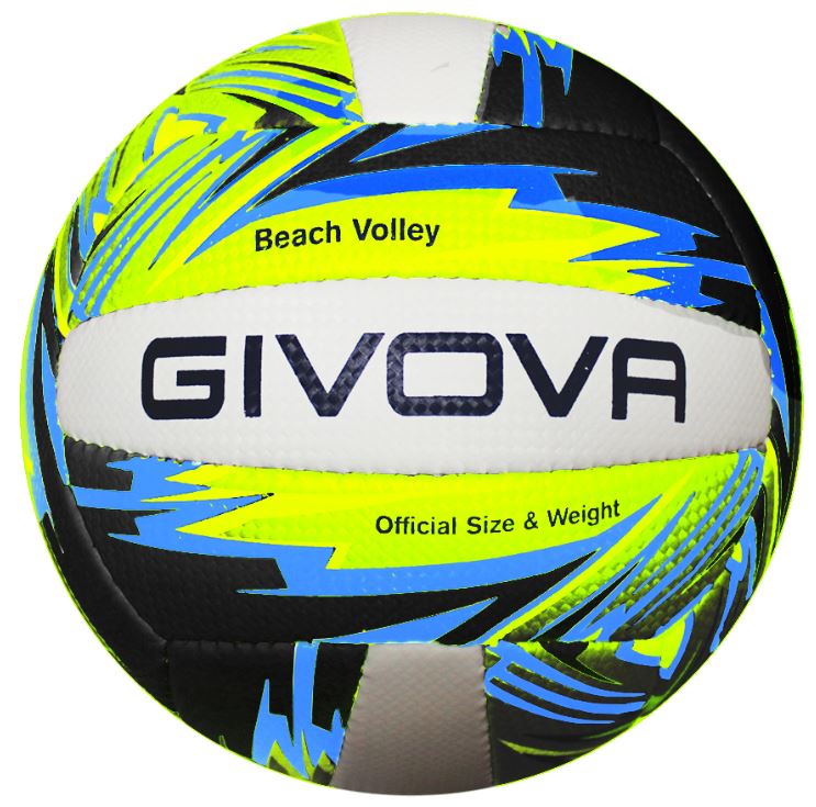 Volejbalový míč Givova Beach 18 yellow-blue|4