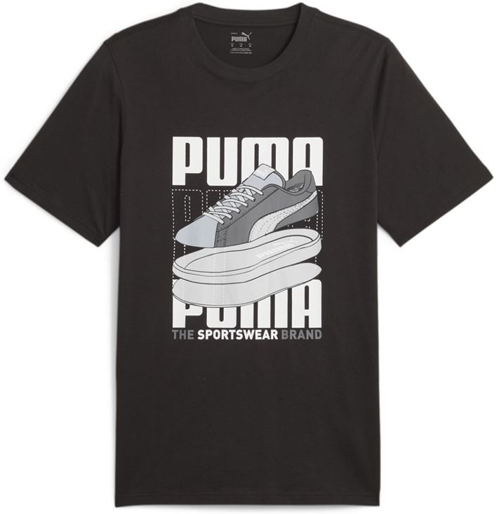 Pánské triko PUMA Graphic Sneaker Black|2XL