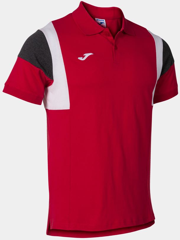 Sportovní triko Joma Sleeve Polo Red|L