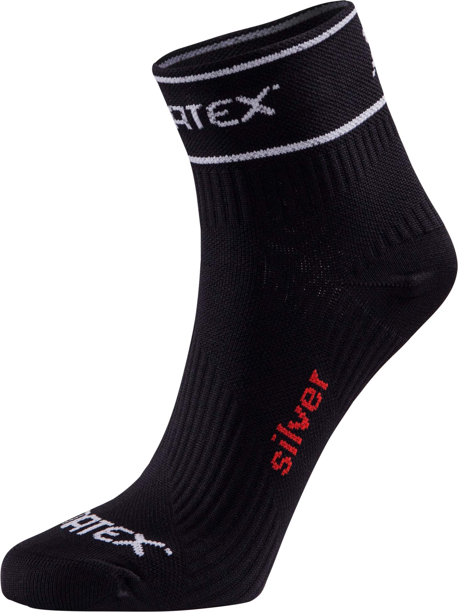 Sportovní ponožky KLIMATEX Levi černá-bílá|43-46