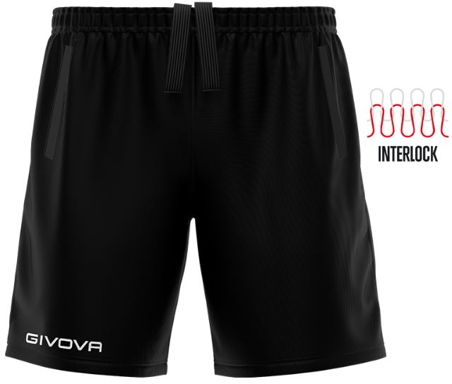 Sportovní šortky Givova Pocket black|XL