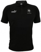 Pánské polotriko Slavia Puma TeamFinal Casual Polo black_1