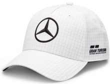 Dětská kšiltovka Mercedes Jr Map F1 LH Col Driver BB Cap White_1