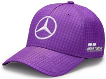 Dětská kšiltovka Mercedes Jr Map F1 LH Col Driver BB Cap Purple_1