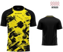Sportovní triko Givova Art Interlock Yellow-Black_1