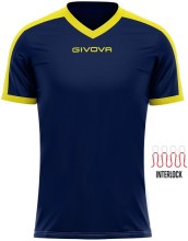 Sportovní triko GIVOVA Revolution blue-yellow_1