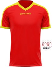 Sportovní triko GIVOVA Revolution red-yellow_1