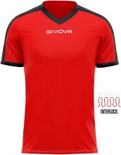 Sportovní triko GIVOVA Revolution red-black_1