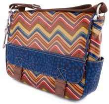 Fossil Wmns Shoulderbag Key-Per Messenger Stripe_1