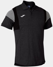 Sportovní triko Joma Sleeve Polo  Melange Grey_1