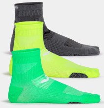 Běžecké ponožky JOMA Uni 3-pack green-grey-yellow_1