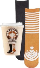 Ponožky Tastiq Unisex Socks 2-Pack Latte Giftbox_1