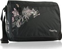 Taška Daniel Ray Shoulder Flower Laptop Bag Black_1