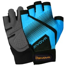 Tréninkové rukavice GIVOVA Gym Turquoise-Black_1