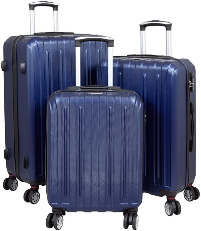 Sada cestovních kufrů ART-LAND Travel Luggage blue