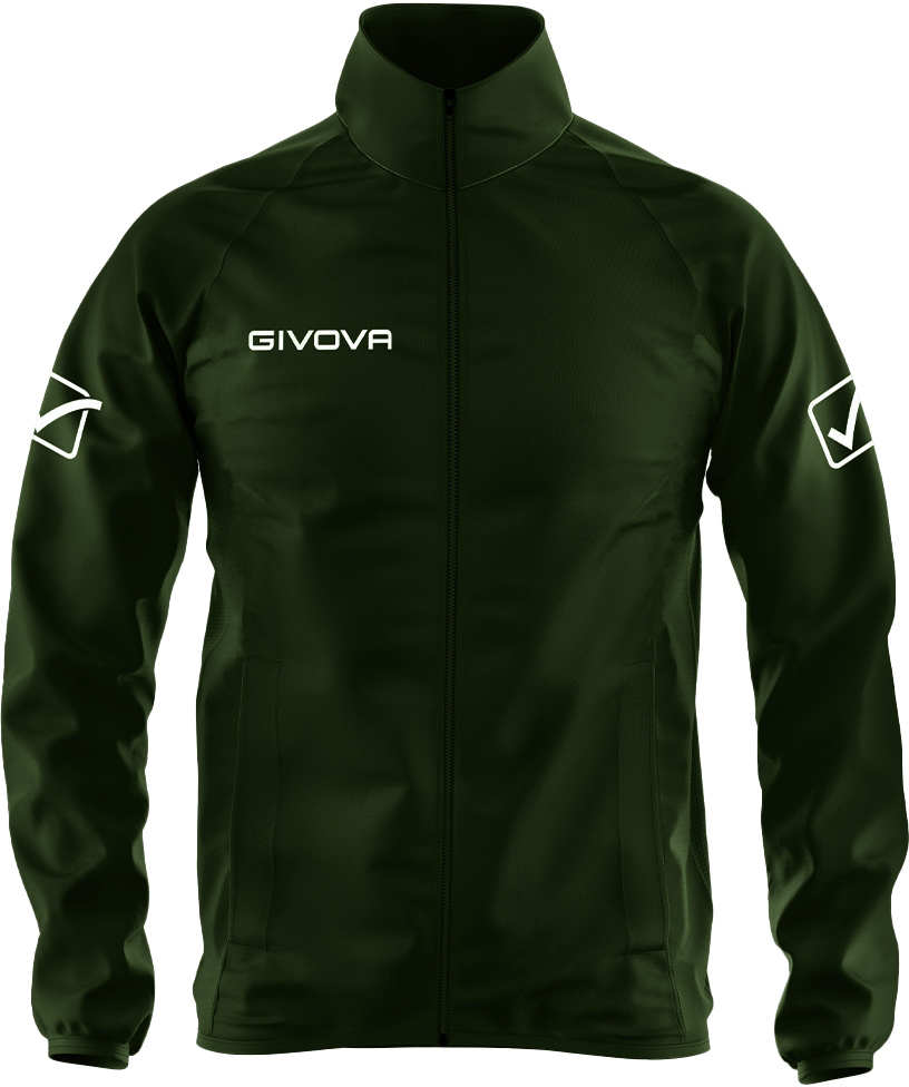 Sportovní bunda Givova Basico Green Militare|2XL