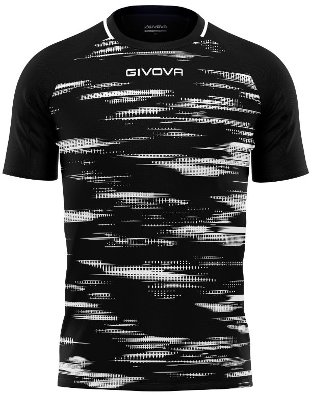Sportovní triko GIVOVA Pixel black-white|L