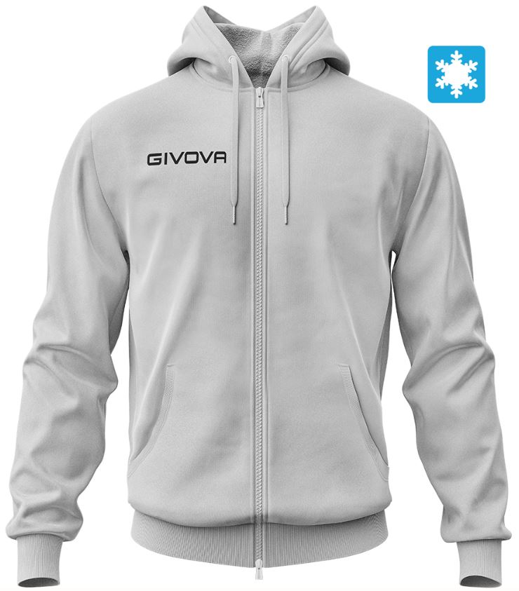 Sportovní mikina GIVOVA King Light Grey|XL