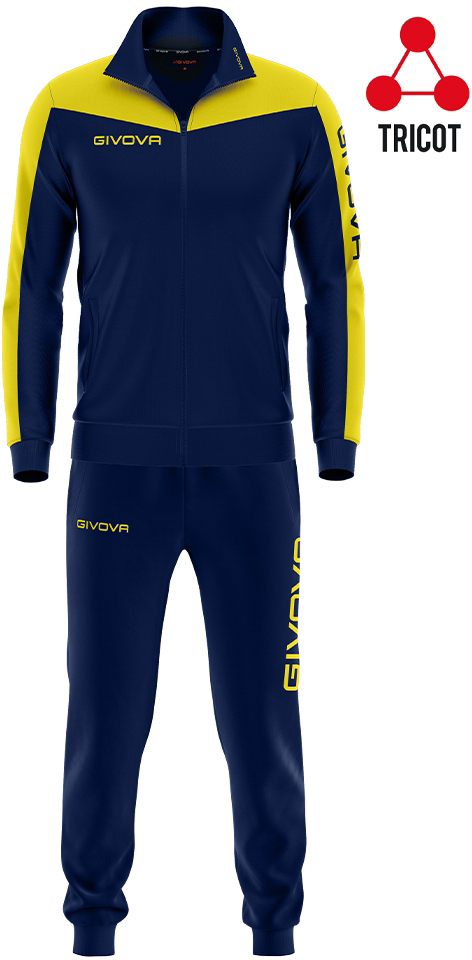 Sportovní souprava GIVOVA Roma blue-yellow|4XL