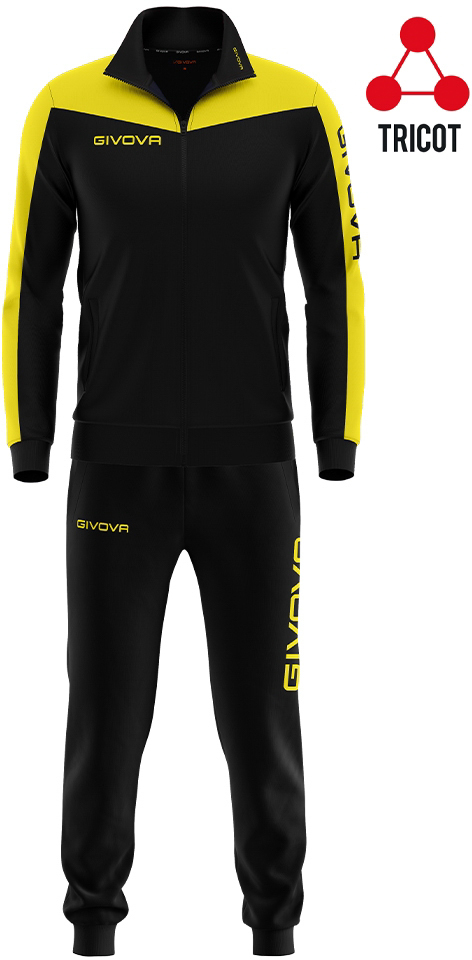 Sportovní souprava GIVOVA Roma black-yellow|XL